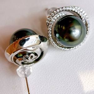 Pendientes de Botón de 11-12 mm con Incrustaciones de Oro de 18 Quilates, Estilo Básico, Nuevo para el Verano, con Cuentas de Oro Natural, Regalo de Cumpleaños Perfecto - Product Image 4