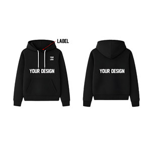 เสื้อฮู้ดพิมพ์ลายกราฟิกตามสั่ง - ผ้าฝ้ายฟลีซ สตรีทแวร์สำหรับทุกเพศ - แถบข้างแขนเสื้อ - เสื้อพูลโอเวอร์แบบปรับแต่งได้ - Product Image 3