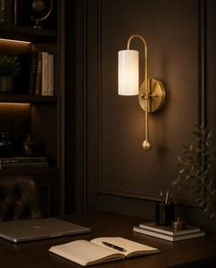 Natural Alabaster <b>Wall</b> <b>Sconce</b>, Antique Brass <b>Wall</b> <b>Light</b> - Product Image 4