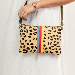 Bolso de mujer de cuero de estilo Vintage de lujo LW, monederos de vestido bohemios portátiles con un solo Mango para mujer, colección de invierno multicolor - Product Image 2