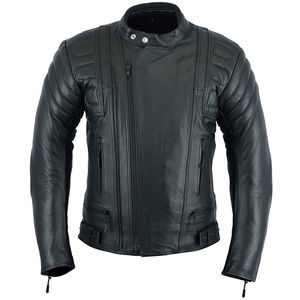 Ropa para Hombre, Chaqueta de Motociclista de Diseño Superior, Manga Larga, Cuero de Alta Calidad, Chaqueta de Motociclista a la Moda para Hombre - Product Image 1