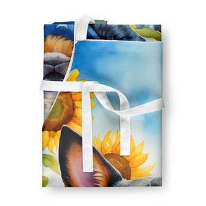 Australian Cattle Dog Sunflowers Adult Unisex Large Multicolor Kitchen <b>Apron</b> for Cooking Baking <b>Gardening</b> Crafts - Product Image 3