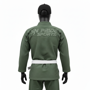 Suministro Directo de Fábrica, Kimono de Jiu Jitsu de Alta Calidad, Hecho a Medida, Duradero y Transpirable, 100% Algodón, Tejido Perlado, Traje BJJ Especial - Product Image 4