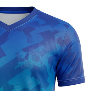เสื้อฟุตบอลผ้าเจอร์ซี่น้ำหนักเบาใส่สบายเสื้อกีฬาดีไซน์ยอดนิยม - Product Image 5
