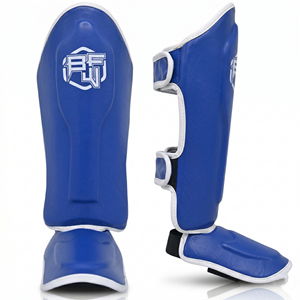 Espinilleras Personalizadas para Kickboxing, Muay Thai, Entrenamiento y Sparring, Protector de Empeine, Espinilleras de Cuero Genuino, Protectores de Piernas y Pies - Product Image 1