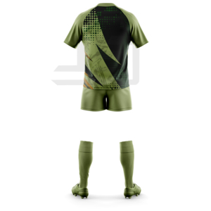 Kit de rugby imprimé haute performance, écologique et coupe-vent, avec nom d'équipe personnalisé, maillot et short légers pour équipe professionnelle adulte - Product Image 2