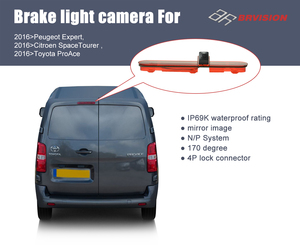 Caméra de recul HD IP69K Peugeot Expert/Citroën <span class=keywords><strong>Space</strong></span> <span class=keywords><strong>Tourer</strong></span>/Toyota ProAce Van troisième caméra de feu stop - Product Image 2