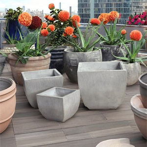 Jardinière en béton durable pour plantes et arbres dans les toits venteux ou les jardins côtiers - Product Image 3