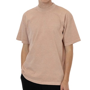 T-shirt Homme Grande Taille Personnalisé avec Logo Imprimé, T-shirt de Sport Uni à Manches Courtes en Coton, Vêtement Décontracté d'Été - Product Image 4