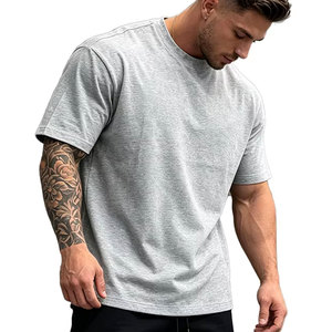 Camiseta Negra de Manga Corta para Hombre, Cuello Redondo, Corte Regular, Informal, Transpirable, 100% Algodón, Tela de Lona - Product Image 6