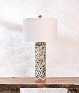 Minimalist MOP Bedside Lamp Elegant Fabric Shade <b>Table</b> Lamp For Bedroom Living Room Cozy Lighting Decor For Home Styling - Product Image 5