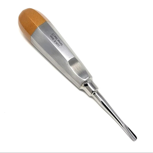 Élévateurs dentaires SHUJA SURGICO en acier inoxydable robuste, manuels, certifiés CE, ergonomiques, réutilisables, classe I, à 3 griffes - Product Image 1