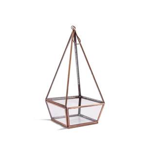 Terrario de metal de vidrio templado, terrario geométrico decorativo para plantas de interior, Terrario de vidrio - Product Image 6