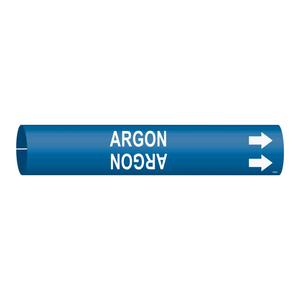เครื่องหมายท่อแบบ Snap-On ยี่ห้อ Brady ARGON สำหรับการระบุตำแหน่งท่อแก๊สอุตสาหกรรม - Product Image 1