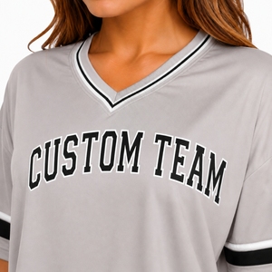 Ensemble de shorts de baseball personnalisés unisexes, imprimés, élégants, confortables, respirants, en jersey 100% polyester de qualité supérieure, tendance et décontractés - Product Image 4