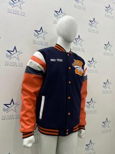 <b>Men's</b> High Street Style Varsity <b>Jackets</b> Wool Leather Sleeve Casual Custom Logo Sportswear College <b>Baseball</b> <b>Jacket</b> <b>For</b> <b>Men</b> - Product Image 2