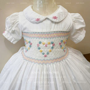 Conjunto de vestido acampanado para niñas, hecho de algodón suave, diseño personalizado, fabricado en Vietnam por MITEXCO, un proveedor de confianza. - Product Image 1