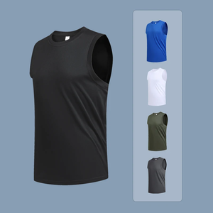 Camiseta Deportiva de Verano para Hombre, Talla Grande, Transpirable, 100% Algodón, Cuello Redondo, Formal, para Correr y Hacer Ejercicio, Tallas M-8XL - Product Image 1