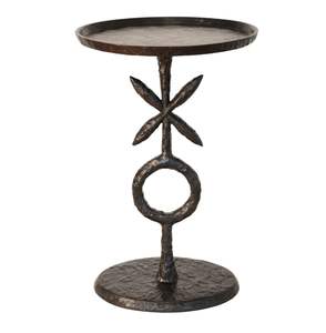 Mesa auxiliar de metal dorado de lujo con superficie superior espejada para decoración interior glamurosa y una configuración sofisticada para la sala de estar - Product Image 5