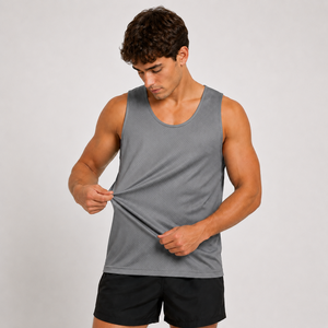 Nouveau Gilet sans manches unisexe personnalisé avec logo, en maille respirante, col en V, coupe classique, vêtements de sport pour adultes, toutes saisons - Product Image 3