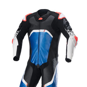 Pakistan Made Breathable Racing Motorbike Leather Suit Two Piece Custom Design High Quality Custom Color Logo <b>Waterproof</b> Summer - Product Image 5