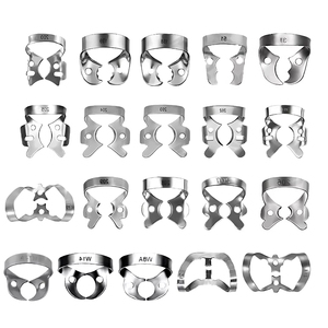 Premium Quality Dental Dam Clamps Upper Lower Surgical Grade Stainless Steel Autoclavable Rubber Dam Clamps CE ISO Certified - Product Image 2