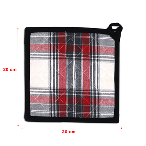 2026-2027 New Collection Checkered Pot Holder Super Absorbent 100% Cotton Eco-Friendly Dishwasher Safe Pot Holder for <b>Oven</b> Use.. - Product Image 5