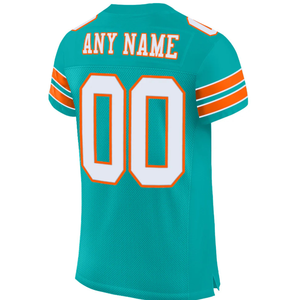 Maillot de football américain personnalisé pour homme, manches courtes, respirant, motif uni, sans couture, vêtements d'équipe sportive, 100% polyester - Product Image 3