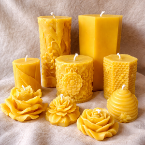 Velas de Cera de Abeja Natural, Tipo Tea Light y Pilar, Directo de Fábrica, Servicio OEM/ Sra. Alina - Product Image 1