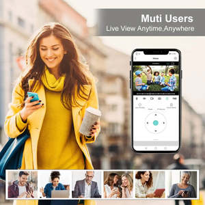 Wholesale 8X <b>WiFi</b> PTZ <b>Security</b> <b>Camera</b> Dual-Lens with Auto Tracking Feature Network <b>Camera</b> - Product Image 3