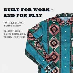 100% Cotton Long Sleeve Men's Work <b>Shirt</b> High Visibility Safety FR <b>Welding</b> <b>Shirts</b> Level Protection Respirator Pack 300C-500C - Product Image 4