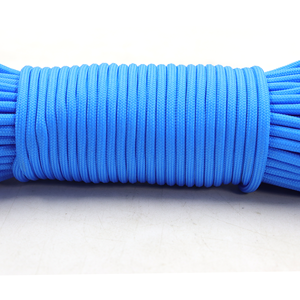 Light Blue 4mm Paracord Rope 550 Type Nylon Utility <b>Cord</b> for Camping, Survival, Craft and DIY Use - Product Image 4