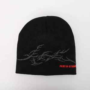 Oem High Quality Wholesale Custom Embroidery Hat Unisex 100% Acrylic <b>Plain</b> <b>Cap</b> Dyed Beanie - Product Image 6