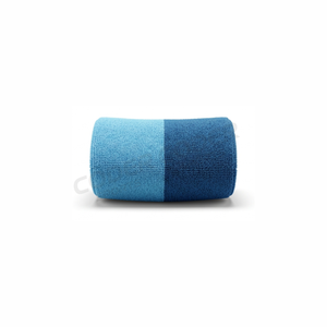 Bandeau de sport tricoté bicolore de 4,5 cm de large, ajustement universel, couleur unie, pour l'exercice, le fitness, la course à pied, toutes saisons - Product Image 2