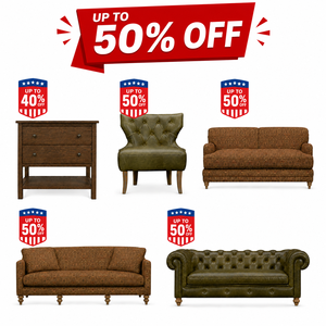 50% OFF Genuine Leather Accent Chair Premium Olive Green Lounge Chair with Solid Wood Legs Luxury Living Room Furniture - Product Image 6