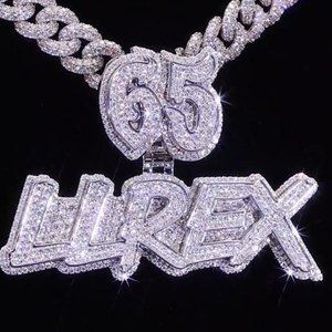 Collar Hiphop Unisex de Oro Sólido de 18K con Diamantes Naturales Certificados por IGI, para Uso Diario - Product Image 2