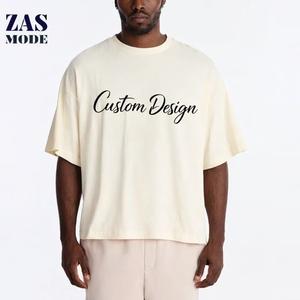 Nouvel arrivage T-shirt homme personnalisé de haute qualité, style décontracté, avec ourlet roulé et manches évasées, 100% coton, coupe ample, manches courtes - Product Image 1
