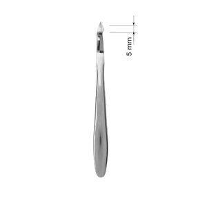Eco-Friendly NE 20 5mm Nail Cuticle Nippers High Carbon Steel Extra Sharp Russian Tip Wide Jaw Manicure Tools - Product Image 3