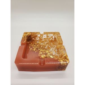 Premium Decorative Wooden & Resin <b>Ashtray</b> for Smoking Table Premium Look - Product Image 1