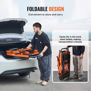 Chaise élévatrice d'escalier pliable électrique Capacité de charge de 450 lb Modèle d'équipement de réhabilitation d'ambulance portable à piles - Product Image 6
