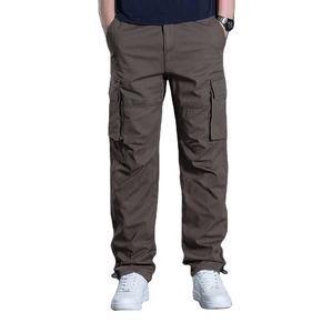 Pantalons de haute qualité pour hommes pantalons Cargo personnalisé blanc piste pantalons Cargo pour hommes multi-poches pantalons de Jogging exportation de BD - Product Image 5