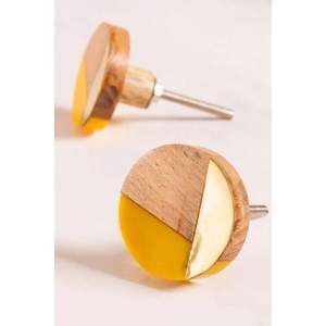 Boutons en résine et bois faits à la main, multi-designs, pour organisateurs de placards - Product Image 5