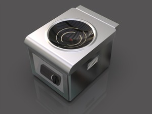 Four Tandoor en acier inoxydable à usage domestique et extérieur Taille 36x36x37 - Product Image 4