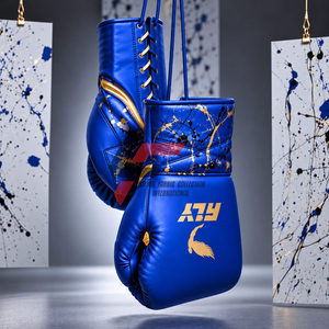 Guantes de Boxeo Personalizados con Diseño de Fábrica, Super Lace, de Cuero de la Mejor Calidad, Profesionales para Adultos, para Kickboxing - Product Image 5