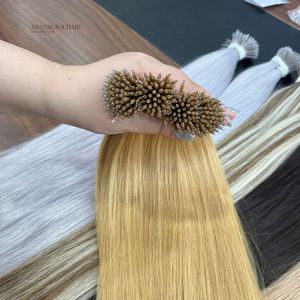 Hair Extensions Vietnamese Remy Nano Tip Keratin Blonde Double Drawn Natural Real Hair Vendors Beauty Product For Women - Product Image 5