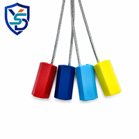 Sceau de câble en fil métallique hexagonal anti-effraction YSD-01 de 1,8 mm, recouvert de plastique, pour conteneurs de transport de marchandises
