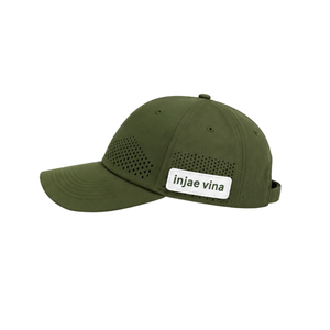 Custom Laser Perforated Sports <b>Cap</b> Breathable Performance Running Hat with Side Patch Logo - Product Image 1