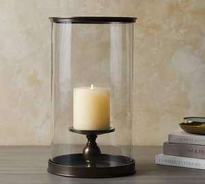 Lanterne à bougie en verre sur base en bois minimaliste, inspirée du style nordique, pour espaces résidentiels sereins - Product Image 5