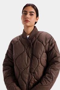 Womens Lightweight Insulated Jacket Womens Soft <b>Quilted</b> Puffer Jacket - Product Image 2