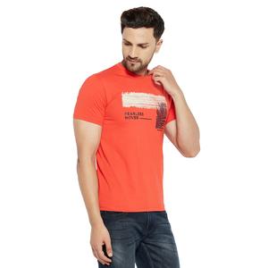 T-shirts pour hommes 100% Coton, décontractés, en tissu peigné épais, coupe oversize, d'été, respirants, infroissables, imprimés sérigraphiés, à séchage rapide - Product Image 4